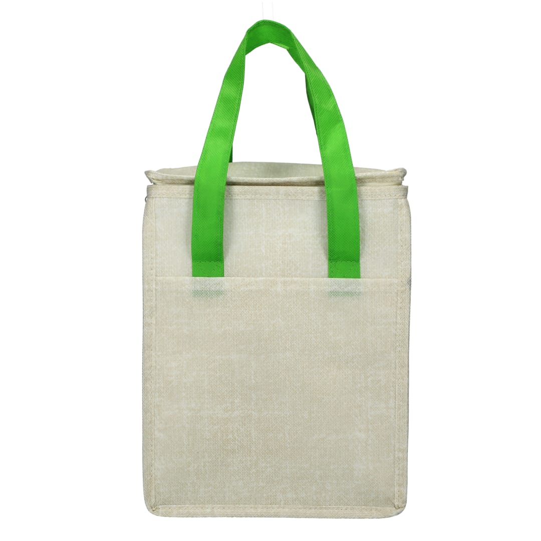 Ares Recycled Non-Woven 12 Can Cooler - SM-7941 Green