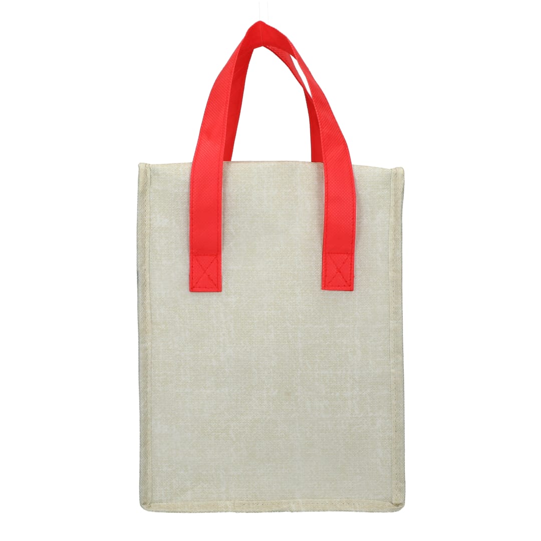 Ares Recycled Non-Woven 12 Can Cooler - SM-7941 Red