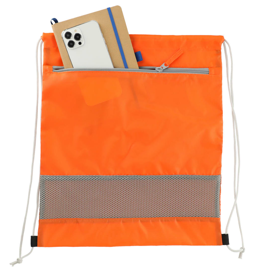 Sparks Recycled Drawstring Bag - SM-8199 Orange