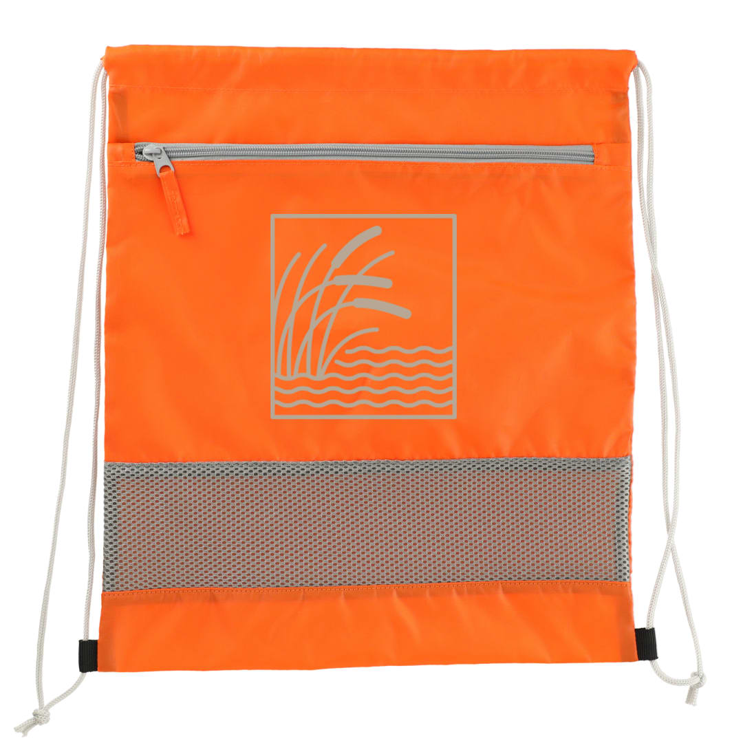 Sparks Recycled Drawstring Bag - SM-8199 Orange