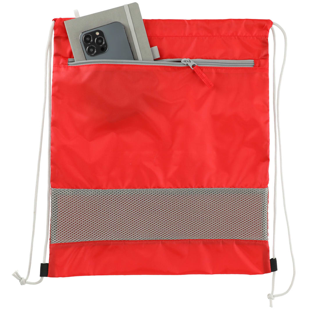 Sparks Recycled Drawstring Bag - SM-8199 Red
