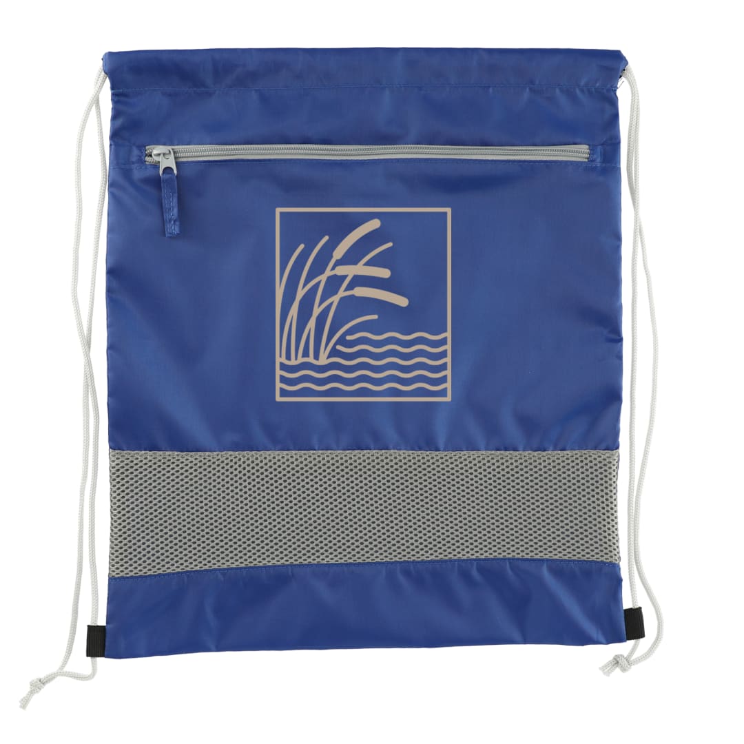 Sparks Recycled Drawstring Bag - SM-8199 Blue