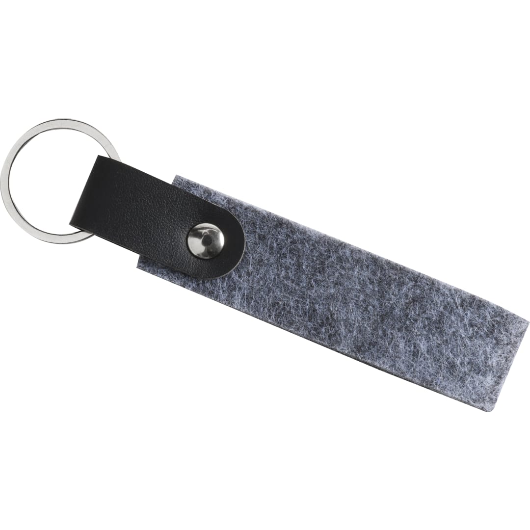 The Goods THE GOODS™ Recycled Felt Keychain - SM-9739 Gray