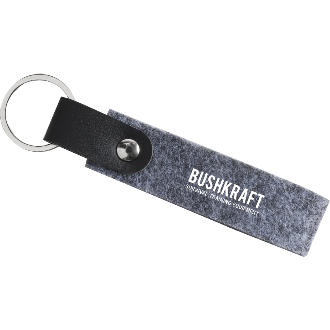 The Goods THE GOODS™ Recycled Felt Keychain - SM-9739 Gray