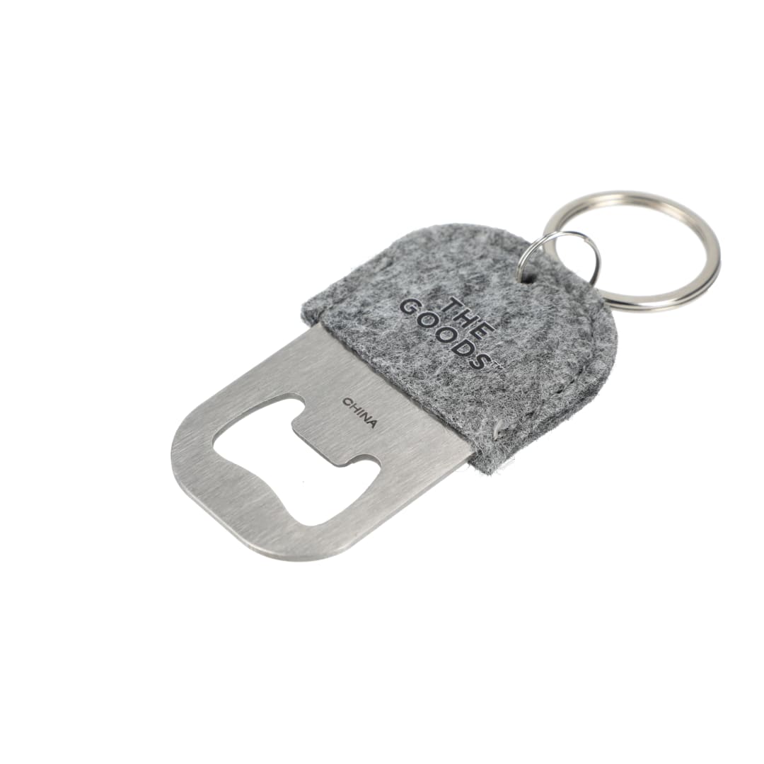 The Goods THE GOODS™ Recycled Felt Bottle Opener - SM-9743 Gray