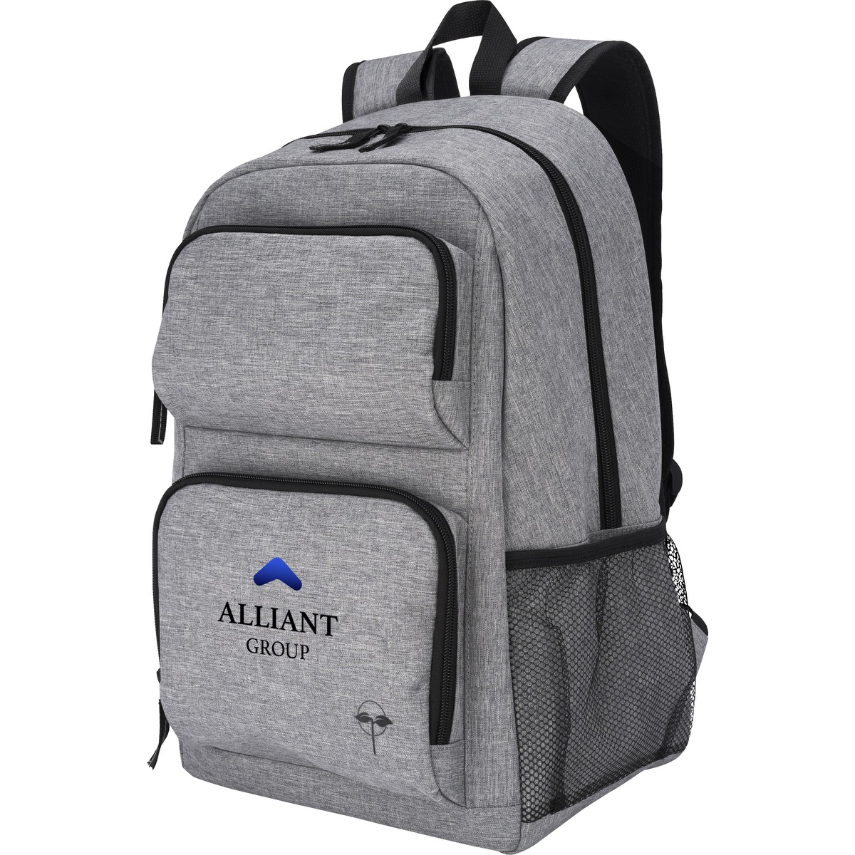 EarthTrendz EarthTrendz™ 26L rPET Whitewater Laptop Backpack - BG377 gray