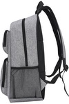EarthTrendz EarthTrendz™ 26L rPET Whitewater Laptop Backpack - BG377 Gray