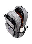 EarthTrendz EarthTrendz™ 26L rPET Whitewater Laptop Backpack - BG377 Gray