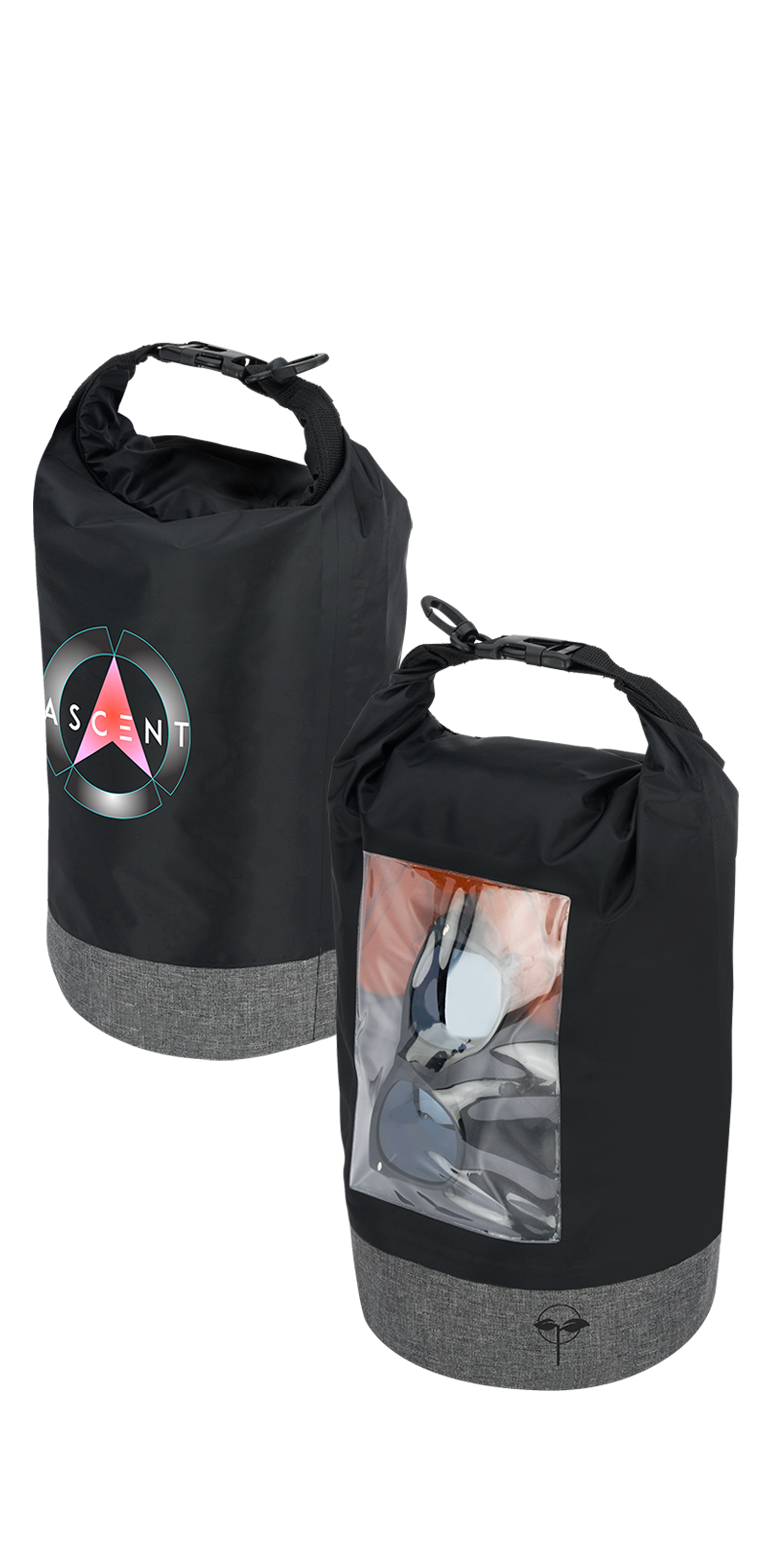 EarthTrendz Sac Étanche avec fenêtre EarthTrendz™ 6L - BG379 Black