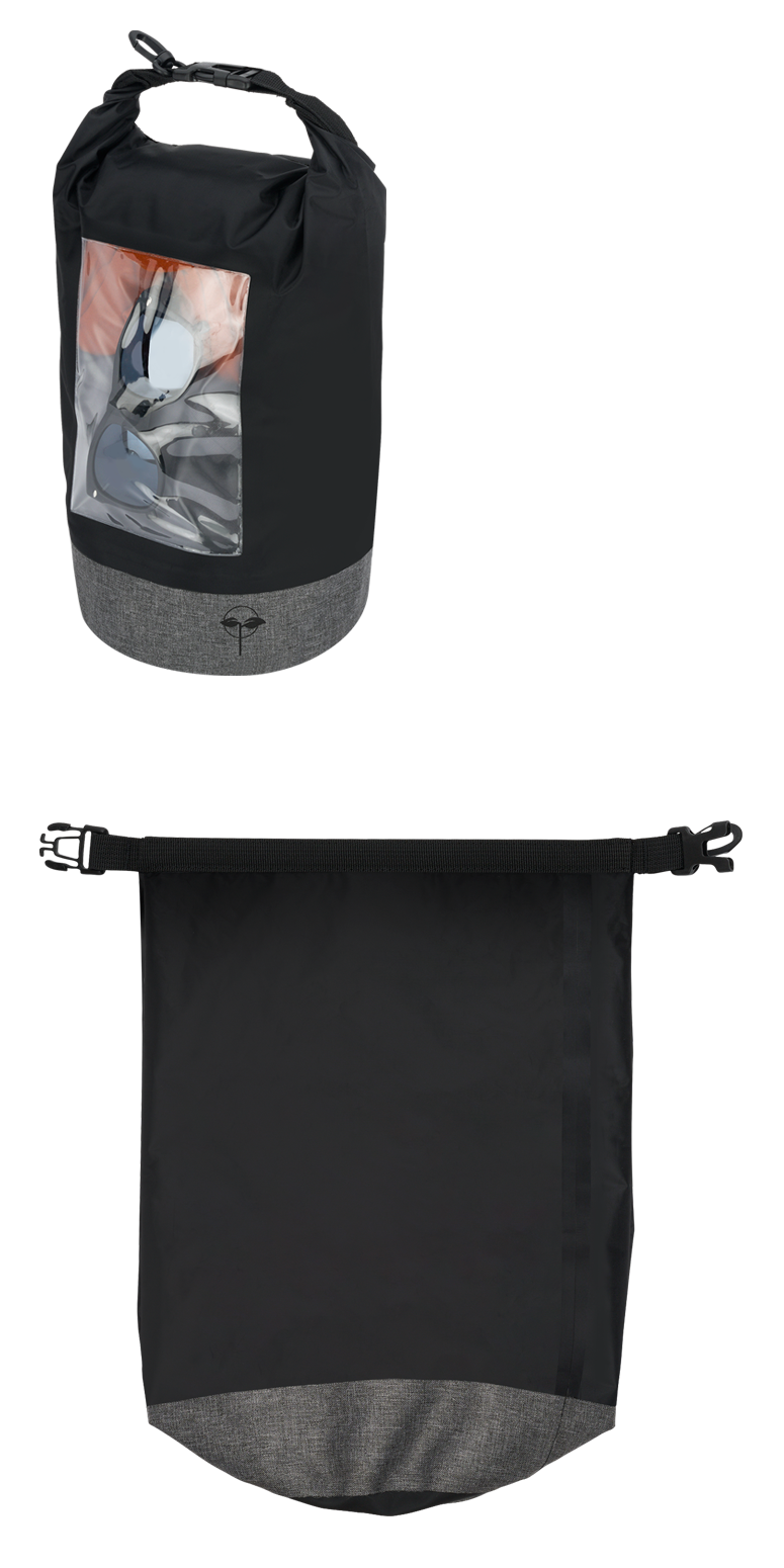 EarthTrendz Sac Étanche avec fenêtre EarthTrendz™ 6L - BG379 Black