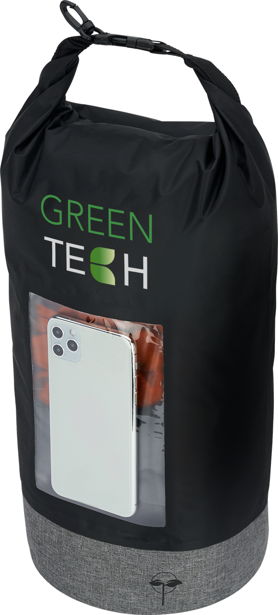 EarthTrendz Sac Étanche avec Fenêtre EarthTrendz™ 10 L - BG380 Black