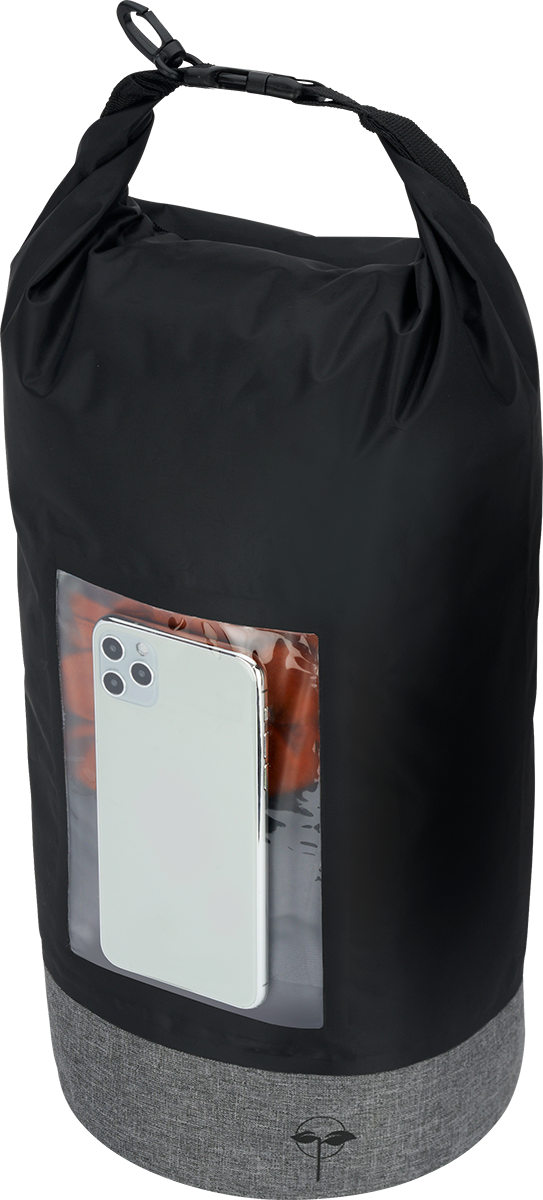 EarthTrendz Sac Étanche avec Fenêtre EarthTrendz™ 10 L - BG380 Black