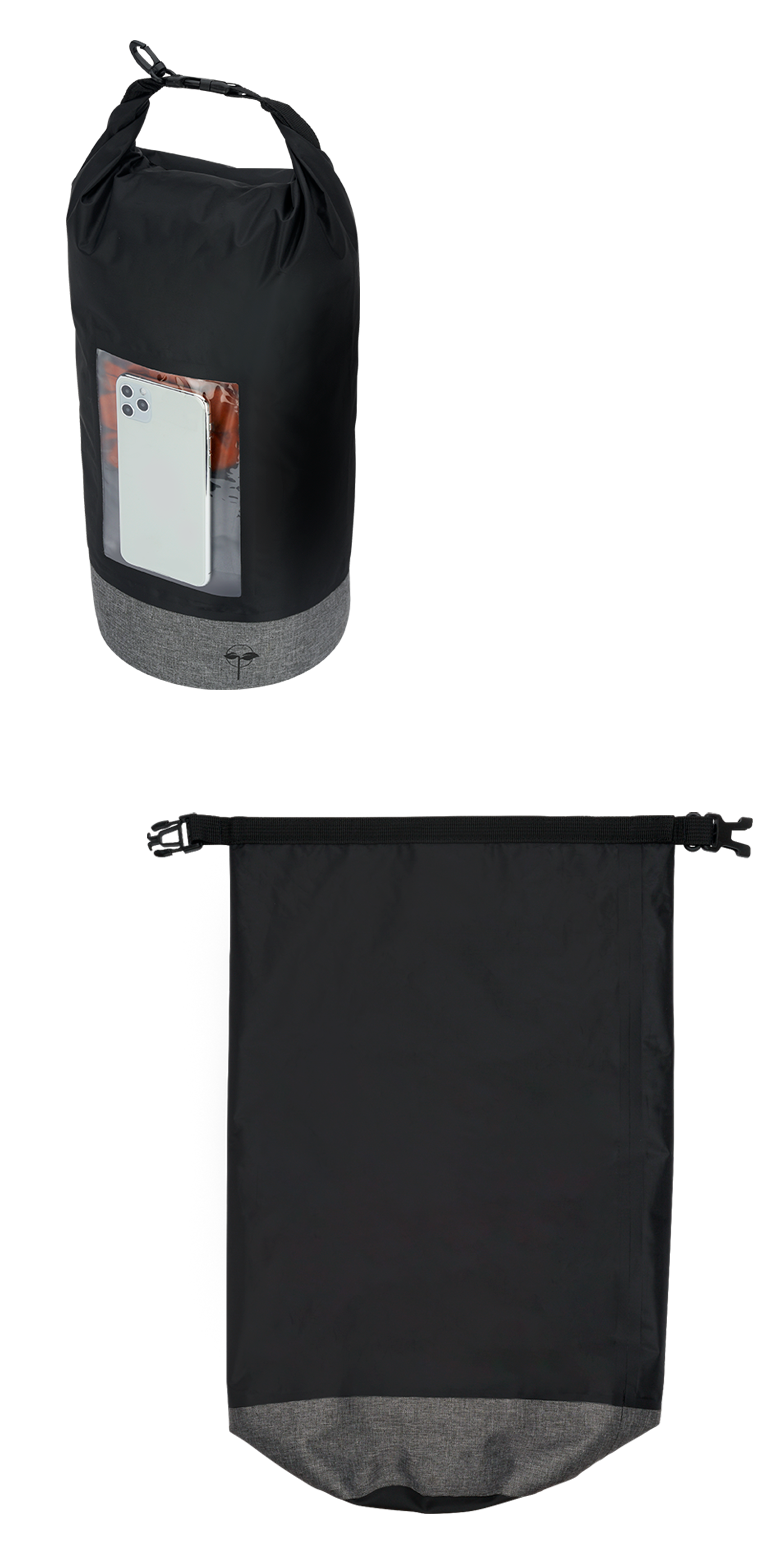 EarthTrendz Sac Étanche avec Fenêtre EarthTrendz™ 10 L - BG380 Black