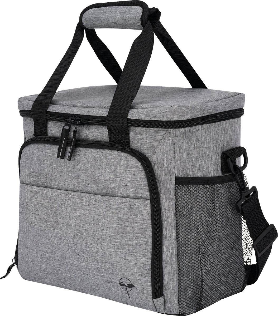 EarthTrendz EarthTrendz™ rPET Whitewater 24 Can Cooler - CB182 Gray