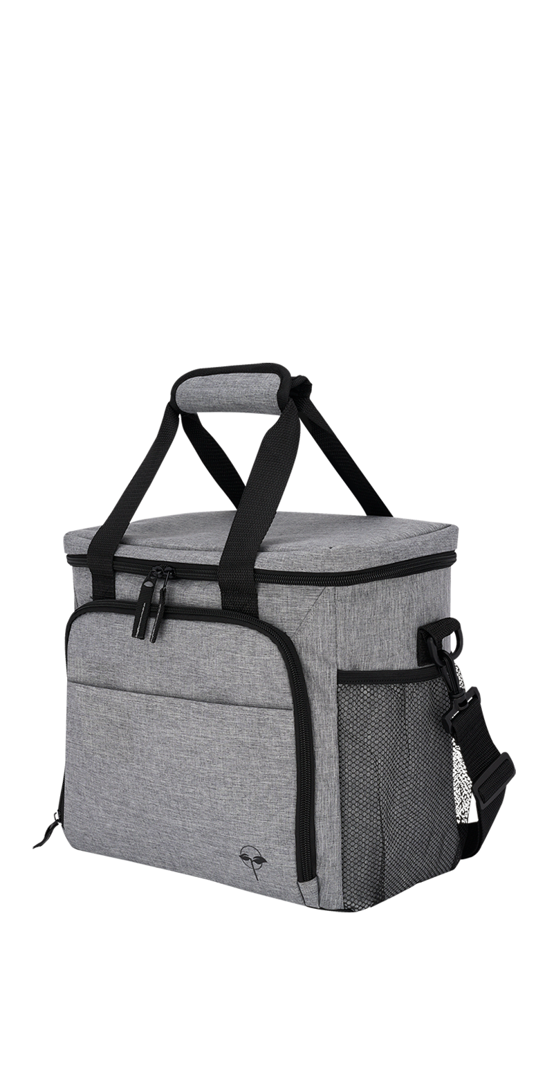 EarthTrendz EarthTrendz™ rPET Whitewater 24 Can Cooler - CB182 Gray