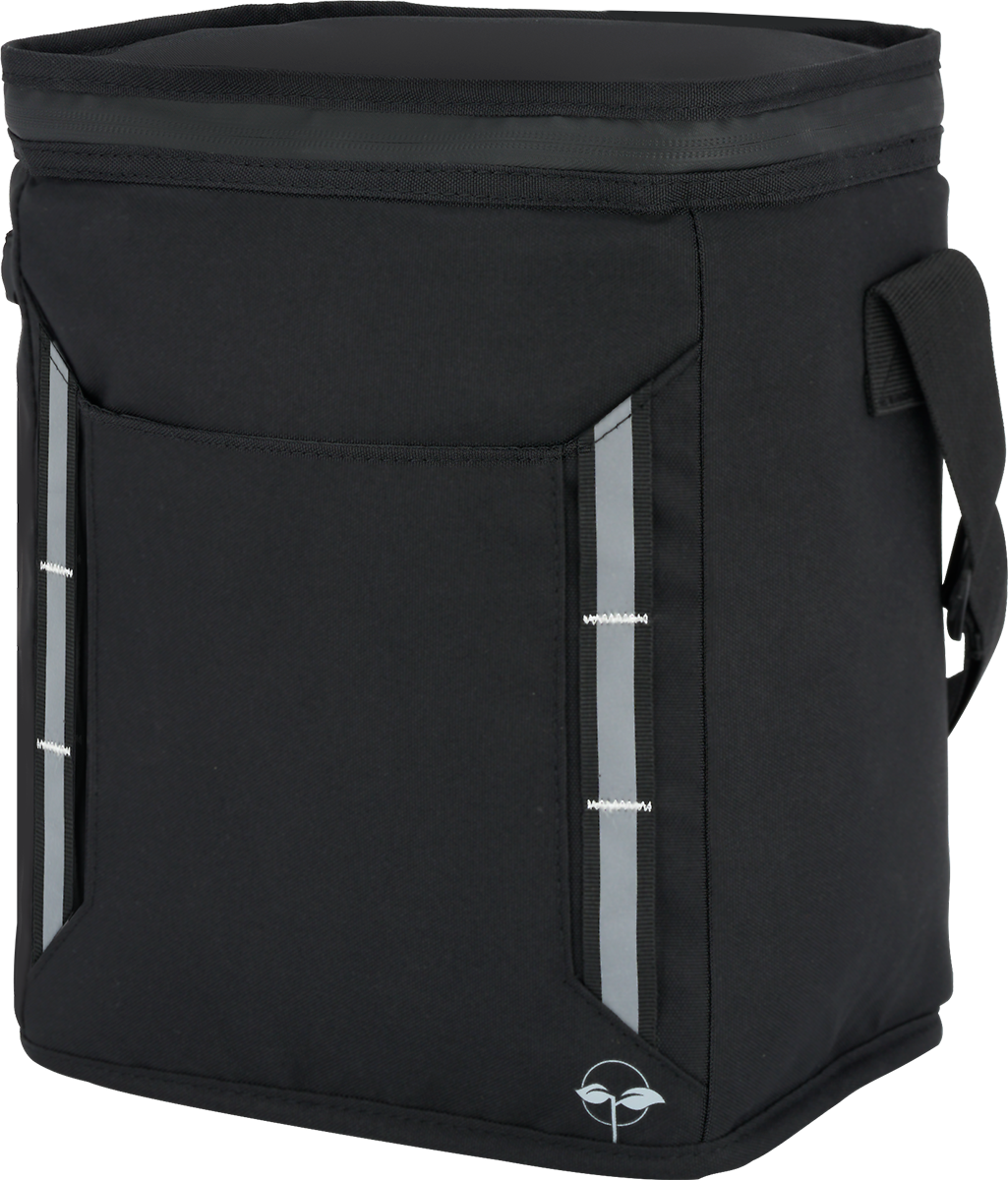 EarthTrendz EarthTrendz™ rPET Zephyr 12 Can Cooler - CB183 Black