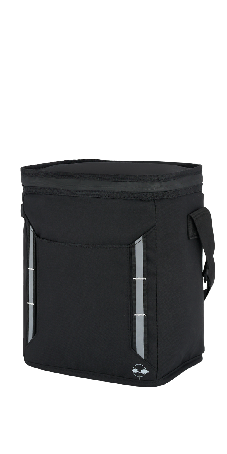 EarthTrendz EarthTrendz™ rPET Zephyr 12 Can Cooler - CB183 Black