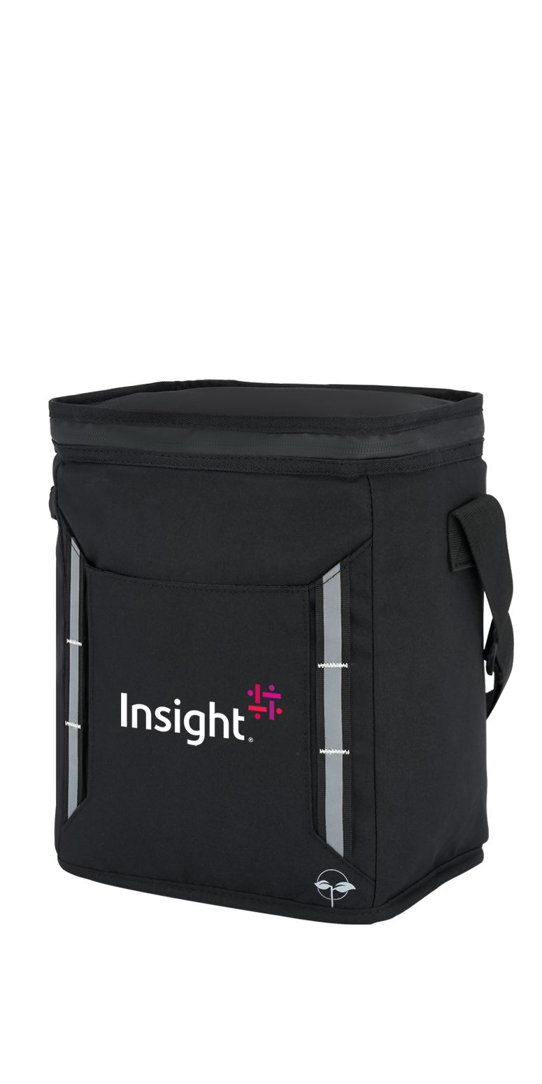 EarthTrendz EarthTrendz™ rPET Zephyr 12 Can Cooler - CB183 Black