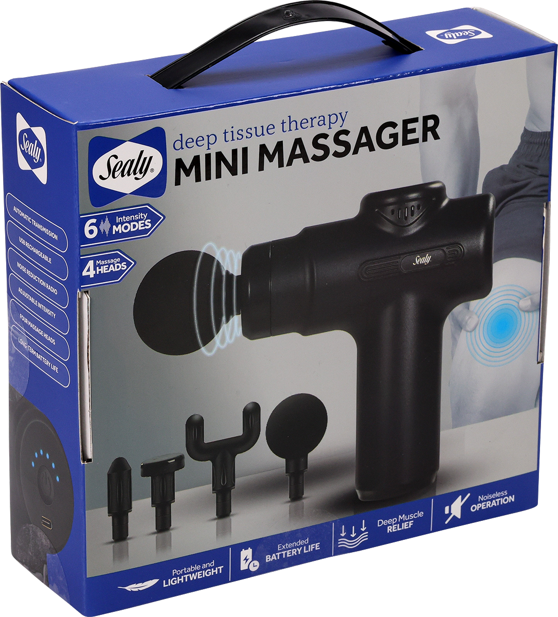 Sealy Sealy® Deep Tissue Therapy Mini Massager - EBY09 Black