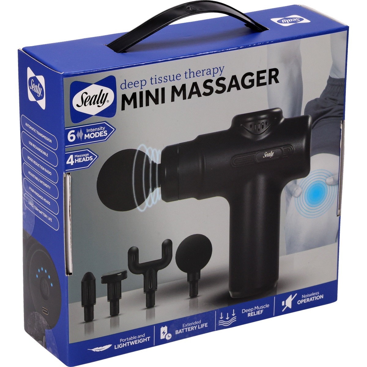 Sealy Sealy® Deep Tissue Therapy Mini Massager - EBY09 Black