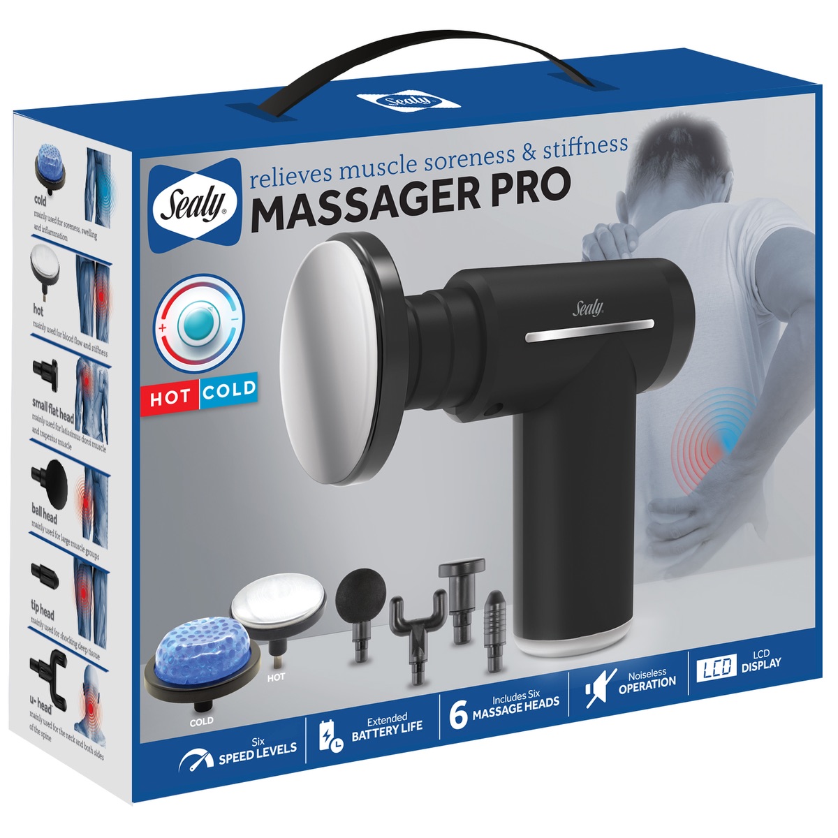 Sealy Sealy® Hot / Cold Massager Pro - EBY10 Black