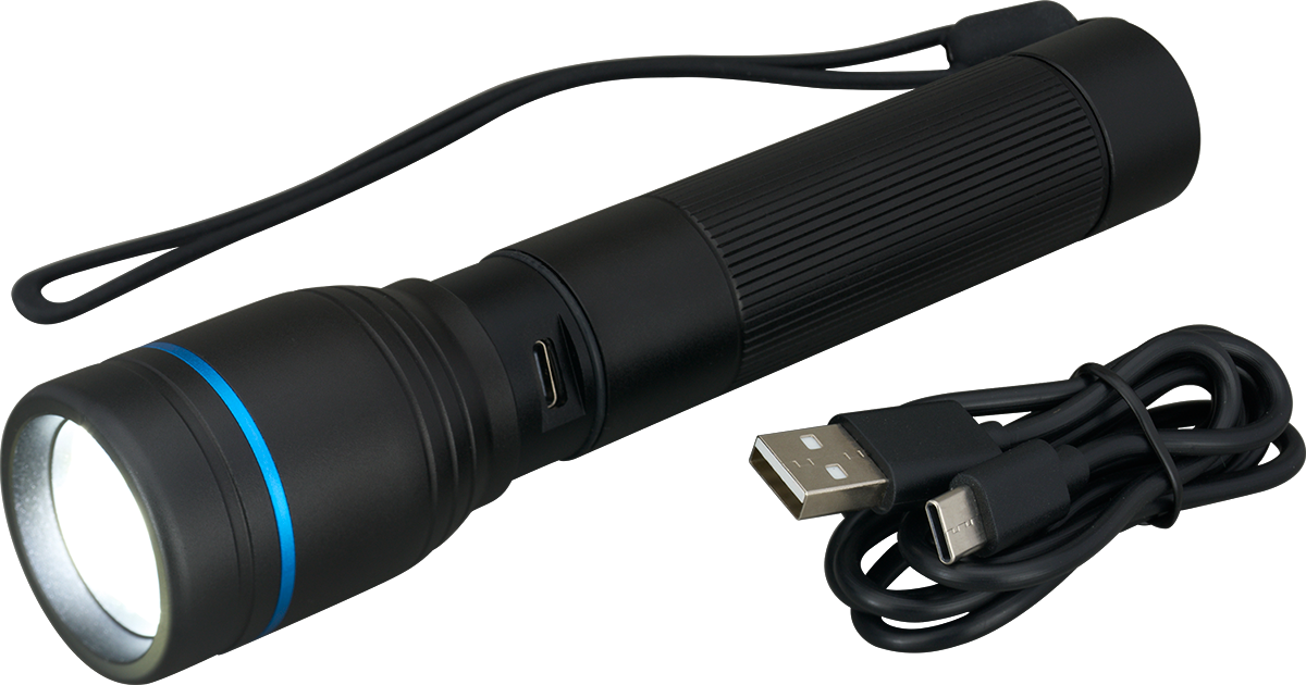 Urban Peak® Rechargeable 20W Parallel Flashlight - FL207 Black