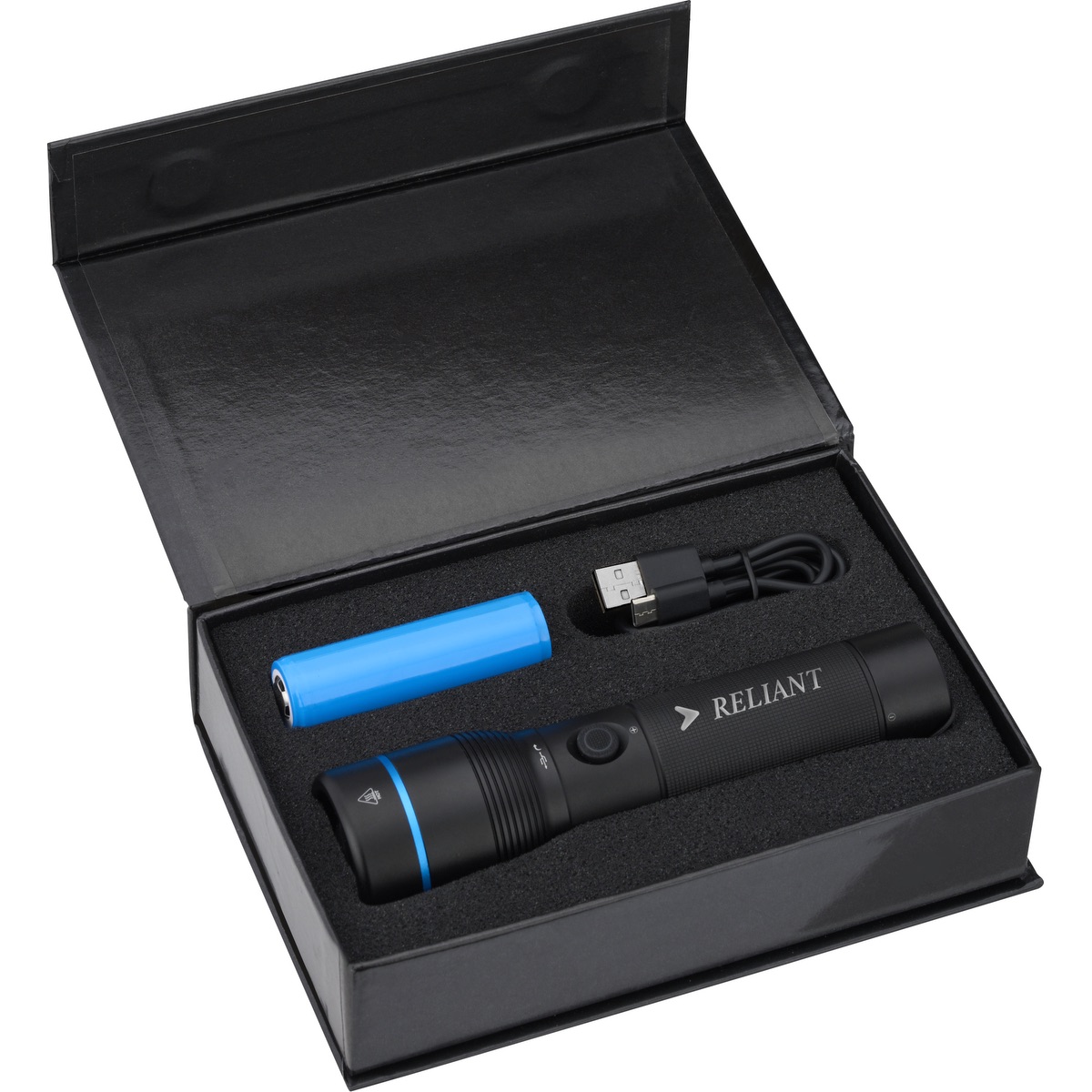 Urban Peak® Rechargeable 20W Crosshatch Flashlight - FL208 Black