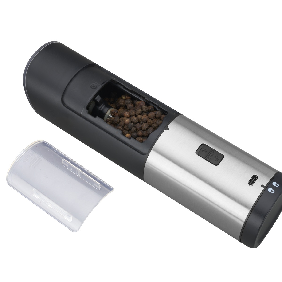 Rechargeable Salt or Pepper Spice Grinder - HW56 Stainless