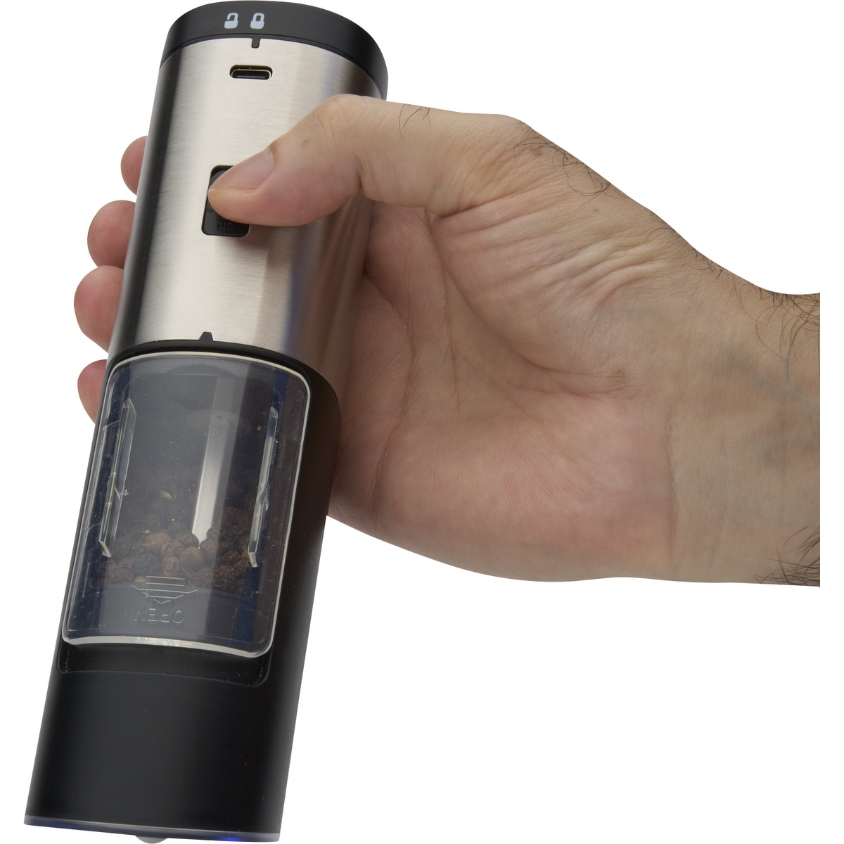 Rechargeable Salt or Pepper Spice Grinder - HW56 Stainless