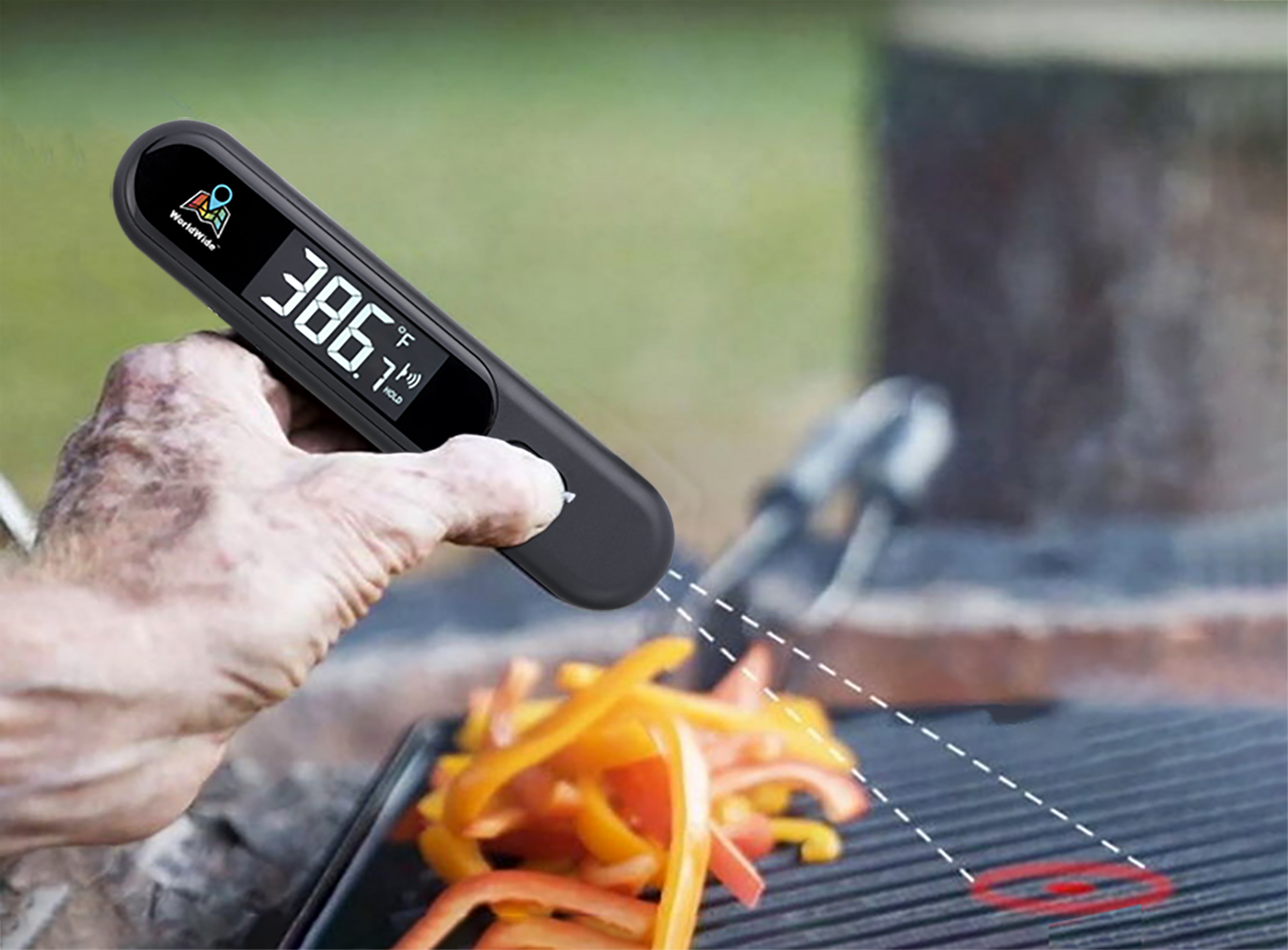 Infrared Cooking Thermometer - HW57 Black