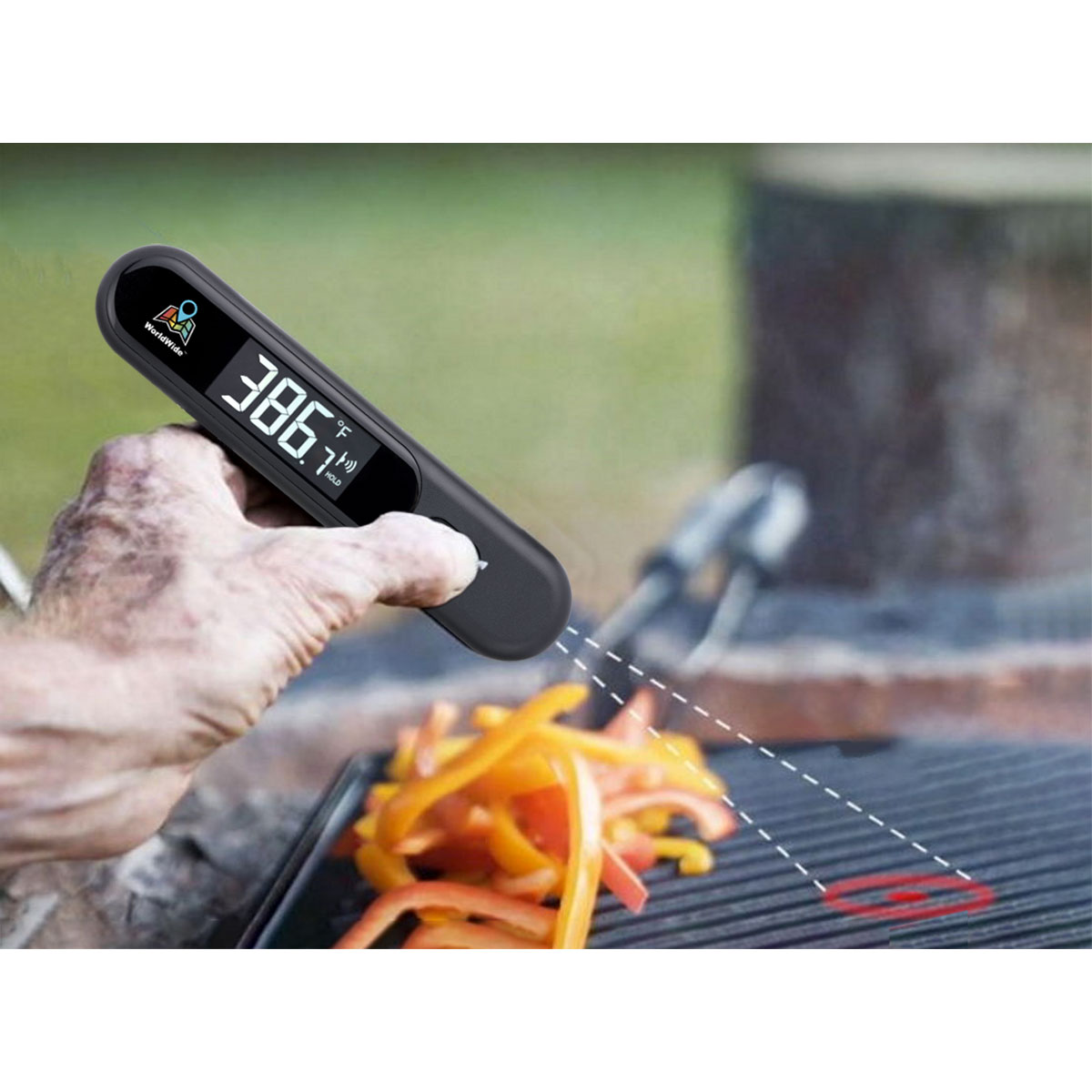 Infrared Cooking Thermometer - HW57 Black