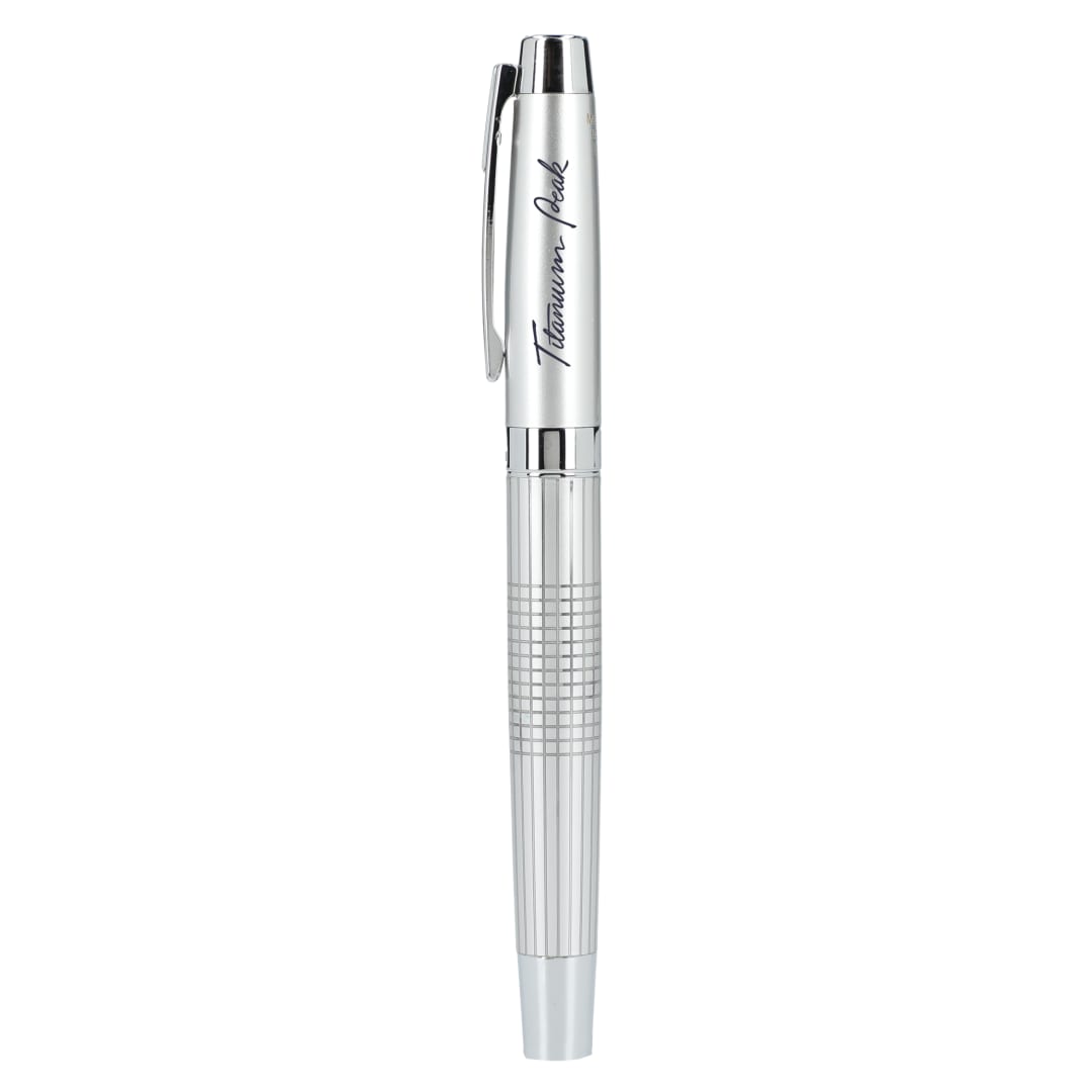 Newton Recycled Brass Gel Rollerball - 1066-66 Silver