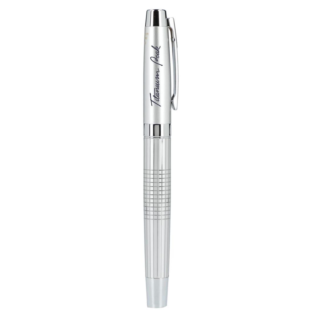 Newton Recycled Brass Gel Rollerball - 1066-66 Silver