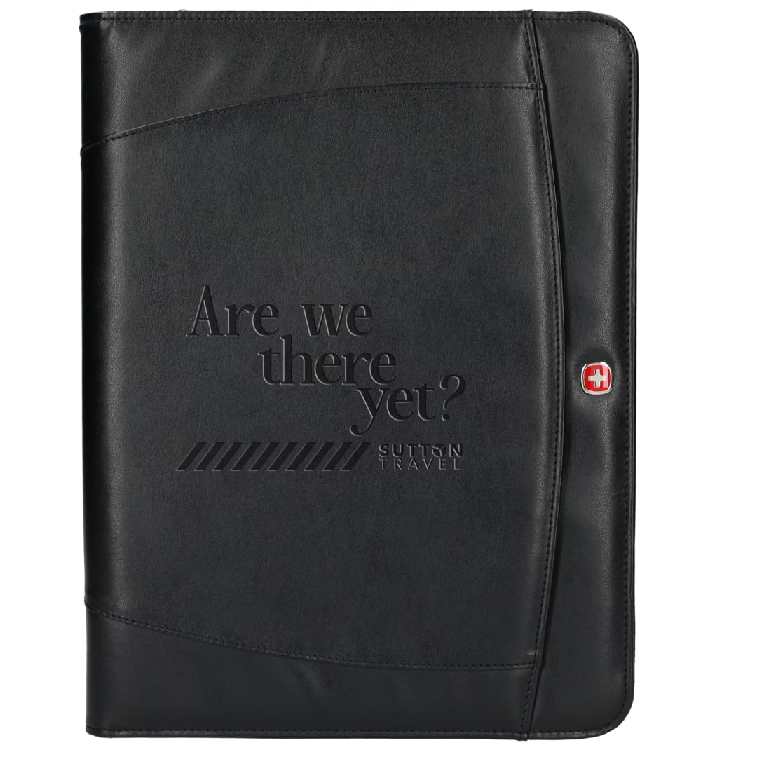 Wenger Wenger Recycled Zippered Padfolio - 9355-18 Black