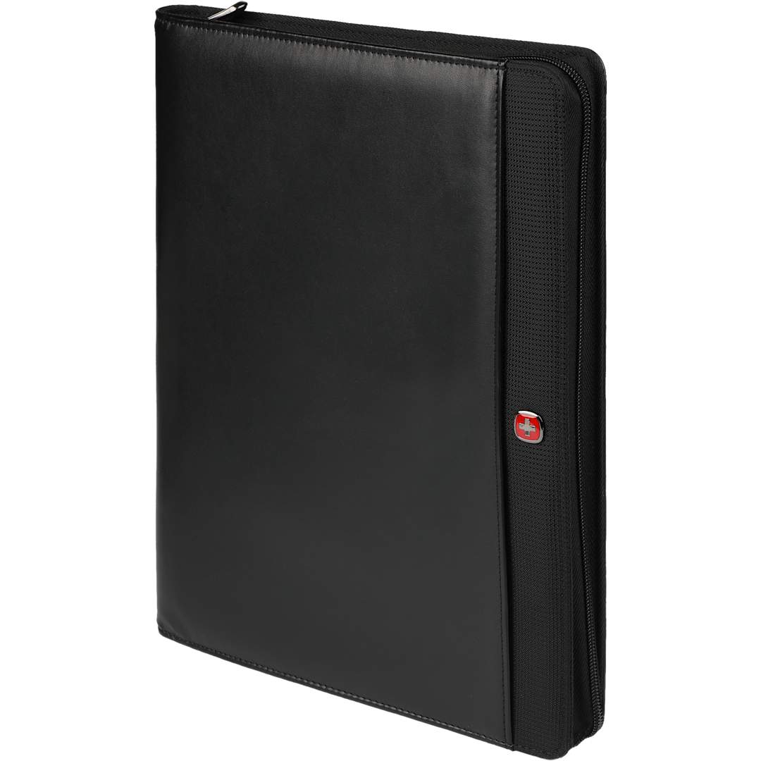 Wenger Wenger Recycled Tech Zippered Padfolio - 9355-19 Black