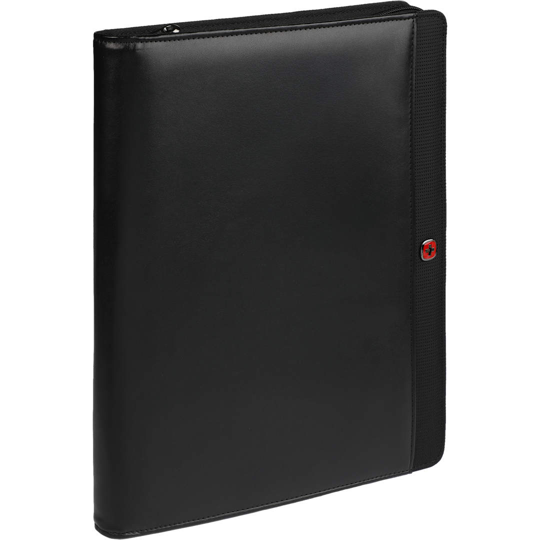 Wenger Wenger Recycled Tech Zippered Padfolio - 9355-19 Black