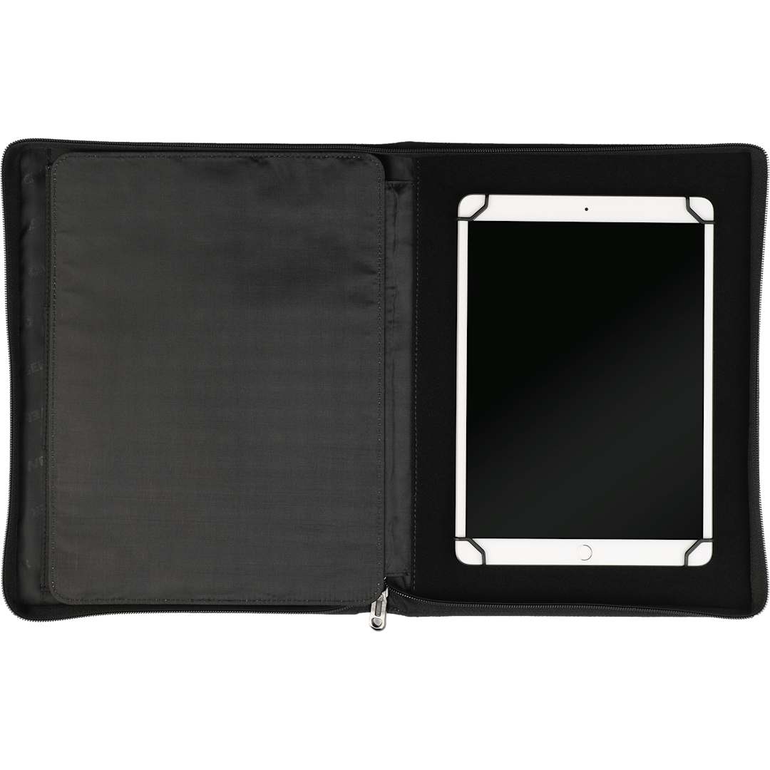 Wenger Wenger Recycled Tech Zippered Padfolio - 9355-19 Black