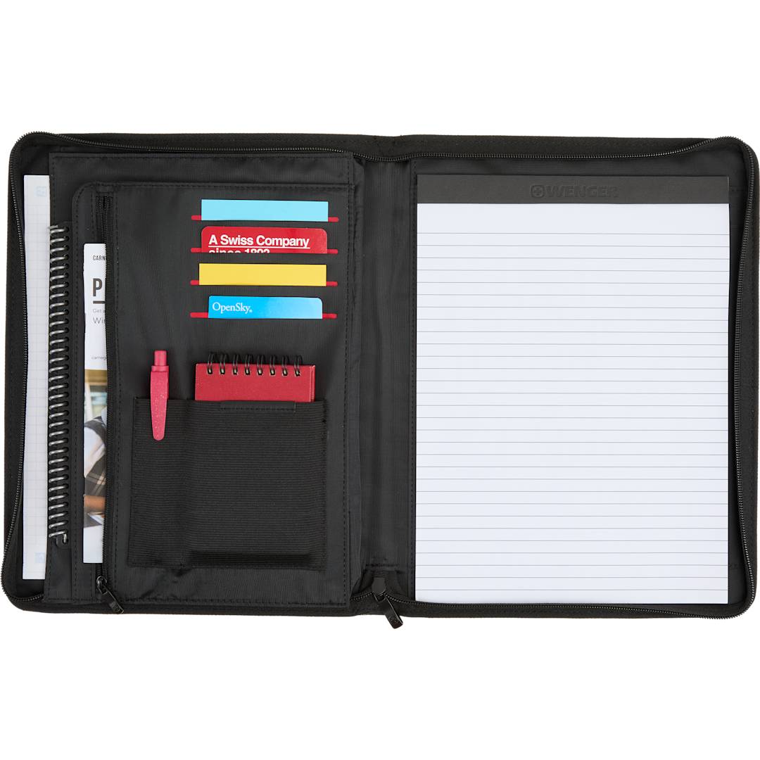 Wenger Wenger RPET Zippered Padfolio - 9355-20 Gray