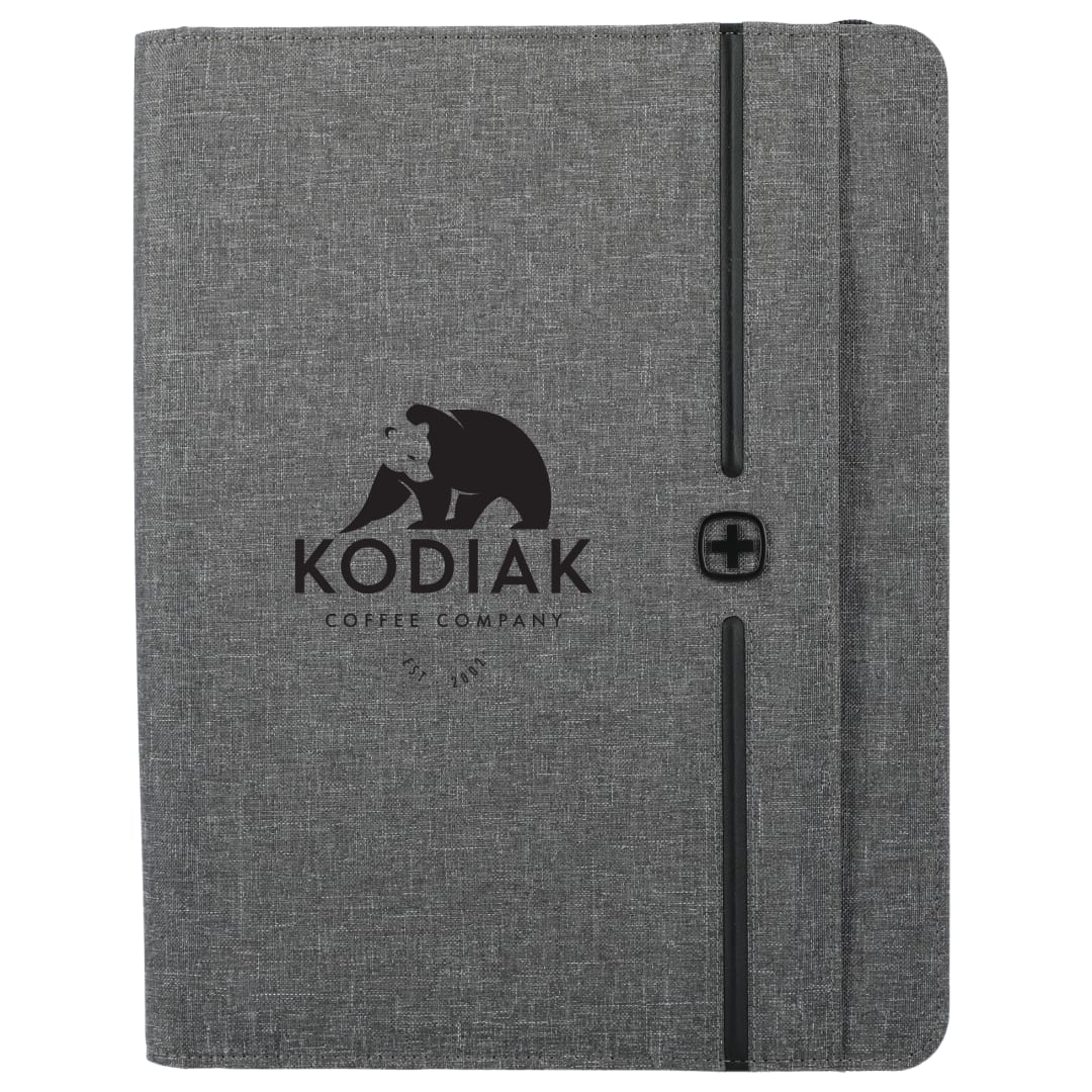 Wenger Wenger RPET Zippered Padfolio - 9355-20 Gray