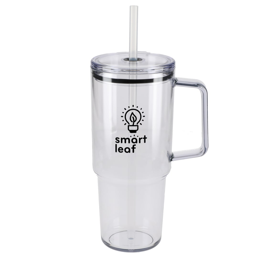 Lucien Recycled Acrylic Travel Mug 40oz - SM-6963 Clear
