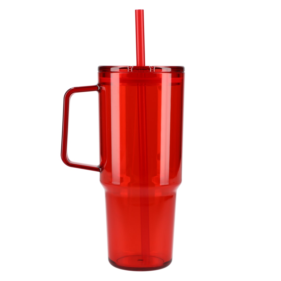 Lucien Recycled Acrylic Travel Mug 40oz - SM-6963 Red