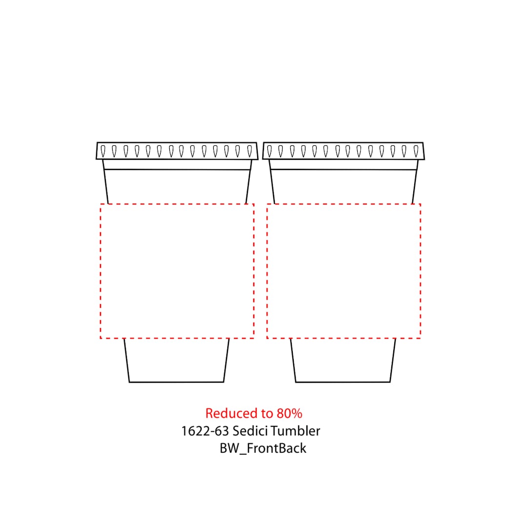 Sedici Tumbler 16oz - 1622-63 Blue