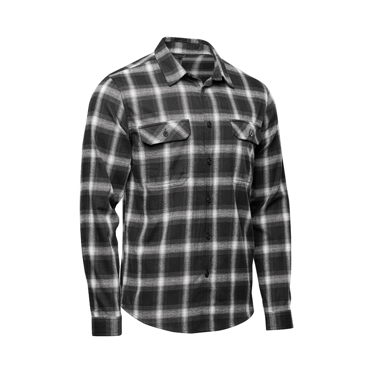 Stormtech Stormtech Men's Chesapeake L/S Shirt - CSL-2M BLACK- WHITE PLAID