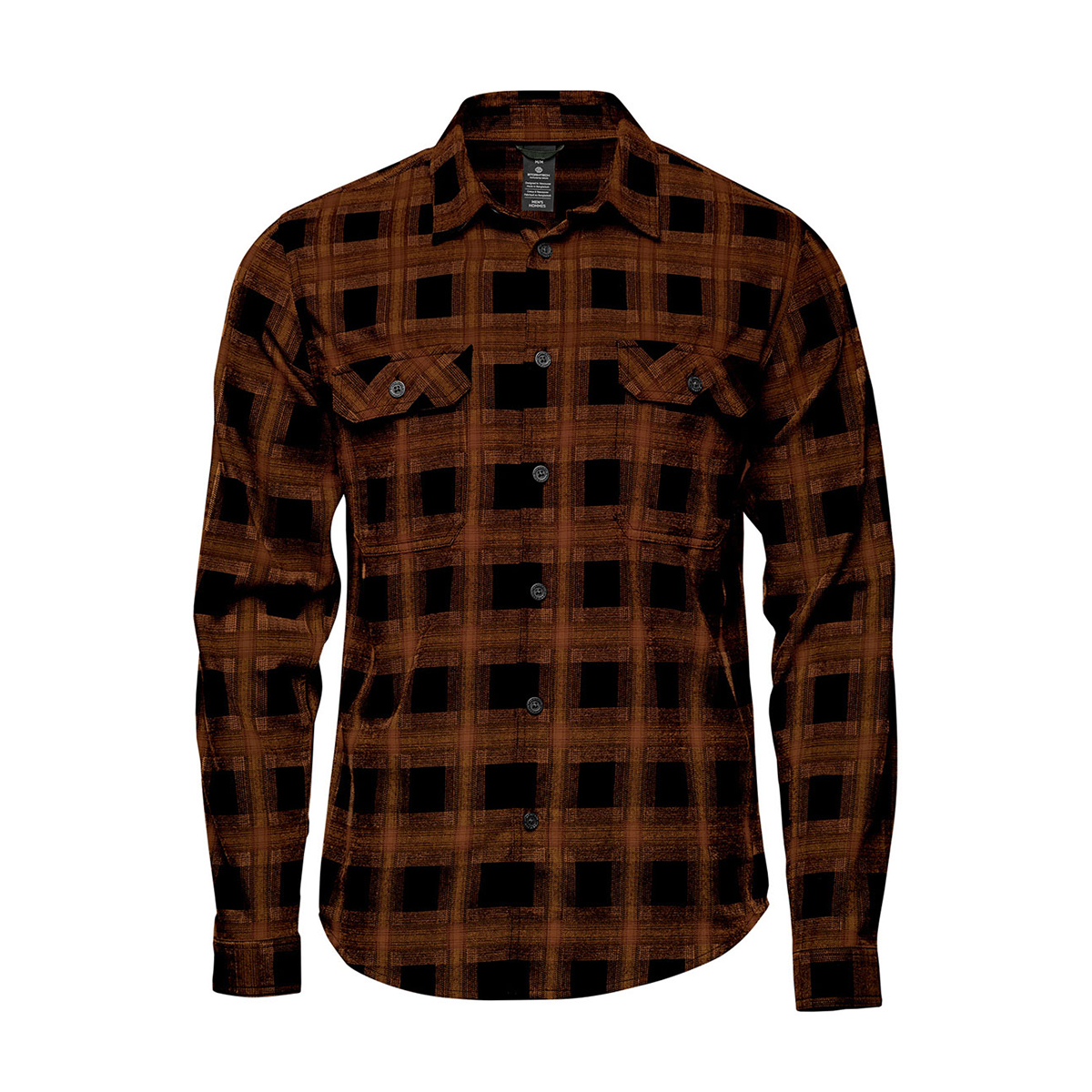 Stormtech Stormtech Men's Chesapeake L/S Shirt - CSL-2M BLACK- CAMEL PLAID