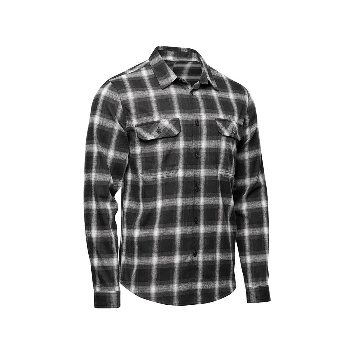 Stormtech Stormtech Men's Chesapeake L/S Shirt - CSL-2M BLACK- WHITE PLAID