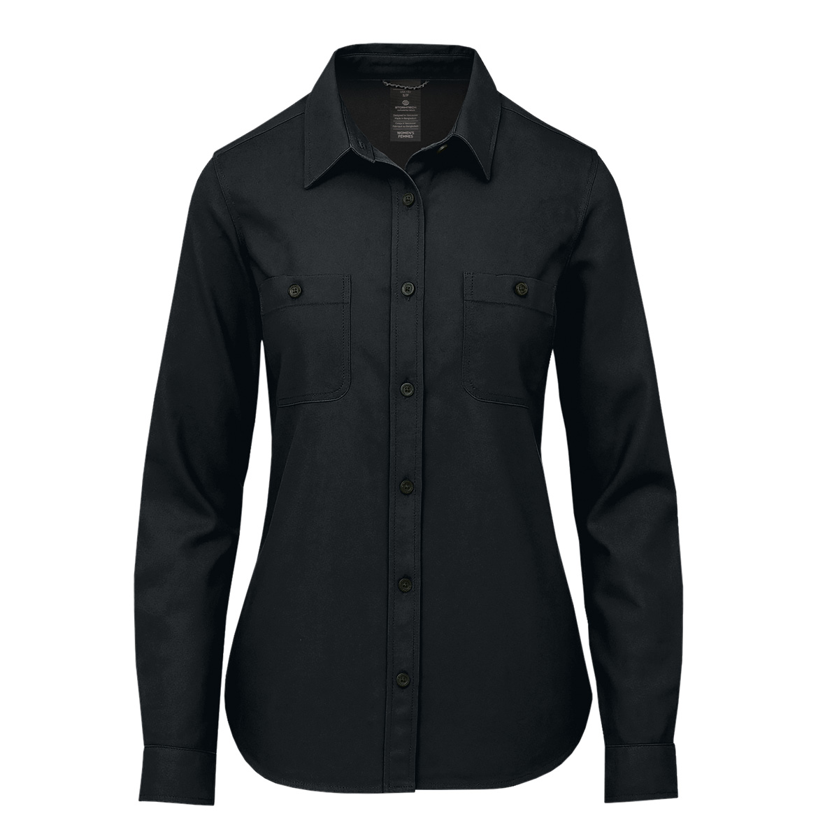 Stormtech Stormtech Women's Chesapeake L/S Shirt - CSL-2W BLACK