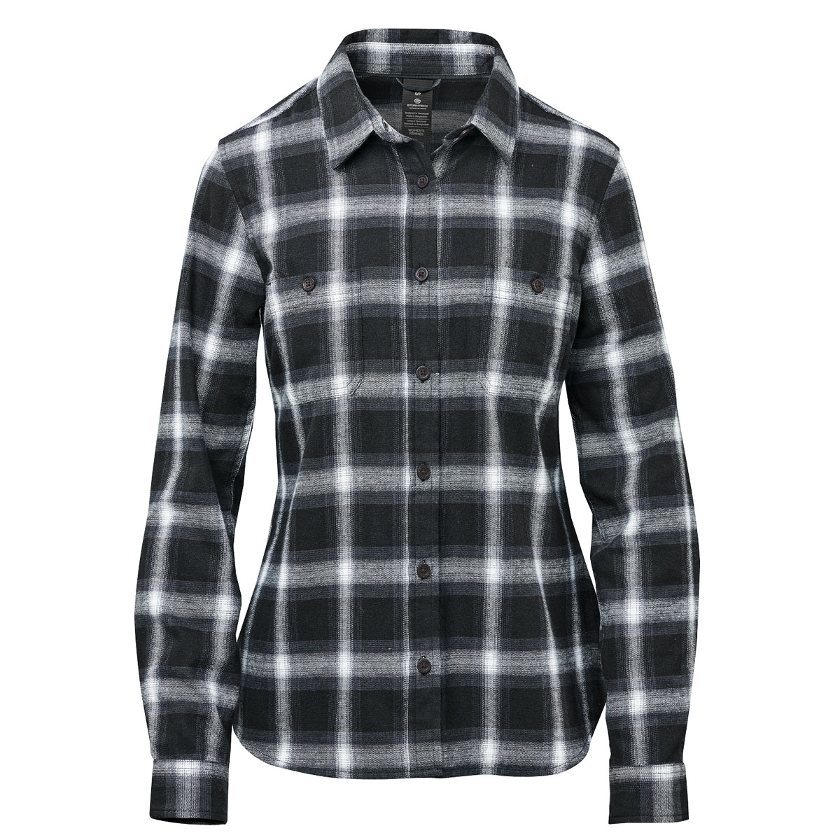 Stormtech Stormtech Women's Chesapeake L/S Shirt - CSL-2W BLACK- WHITE PLAID