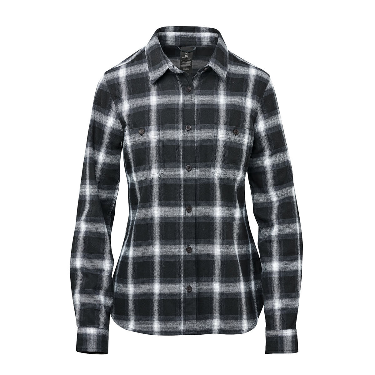 Stormtech Stormtech Women's Chesapeake L/S Shirt - CSL-2W BLACK- WHITE PLAID