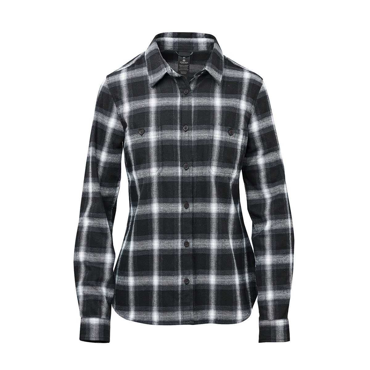 Stormtech Stormtech Women's Chesapeake L/S Shirt - CSL-2W BLACK- WHITE PLAID