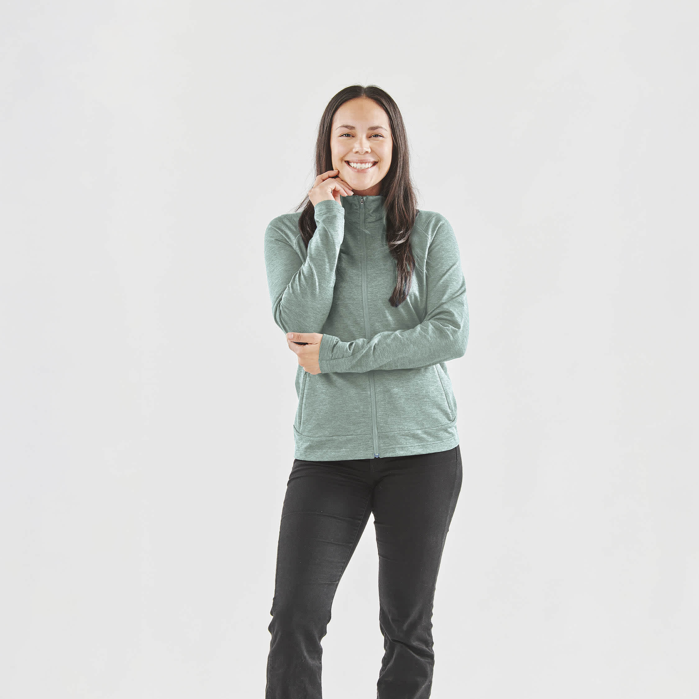 Stormtech Stormtech Women's Treeline Performance Jacket - HTZ-3W ICE BLUE HEATHER